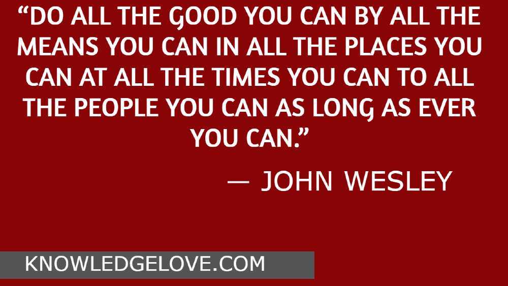 Best Quotes by John Wesley
