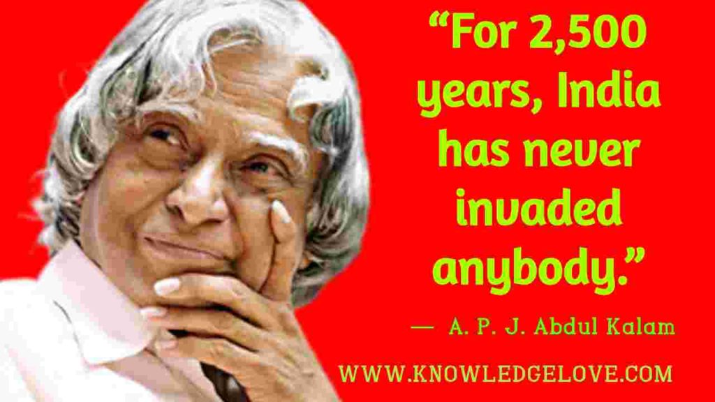 A P J Abdul Kalam Thoughts on India