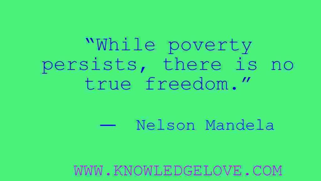Quotes on Poverty
