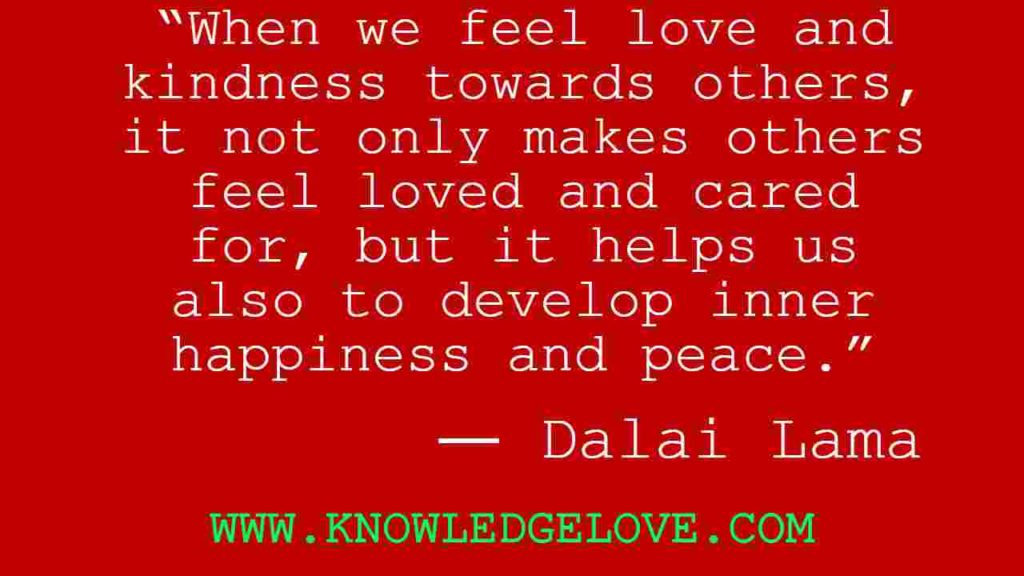 Dalai Lama best quotes about love