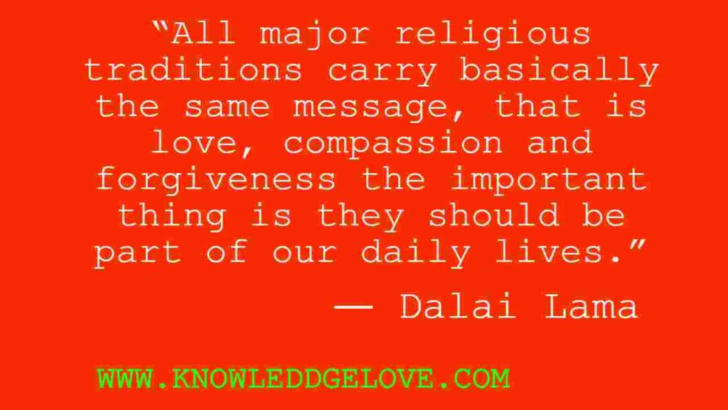 Quotes on Love and Religion