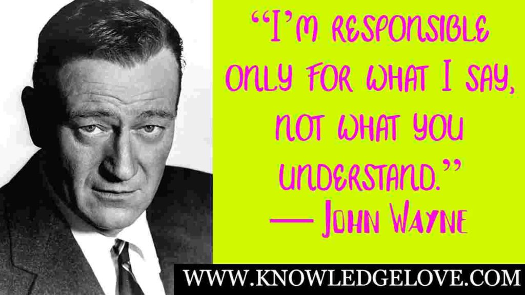 John Wayne Famous Quotes