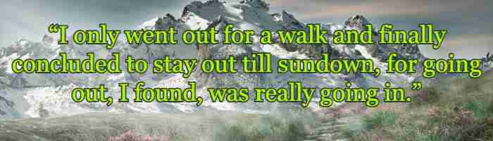 Famous Quotes Nature